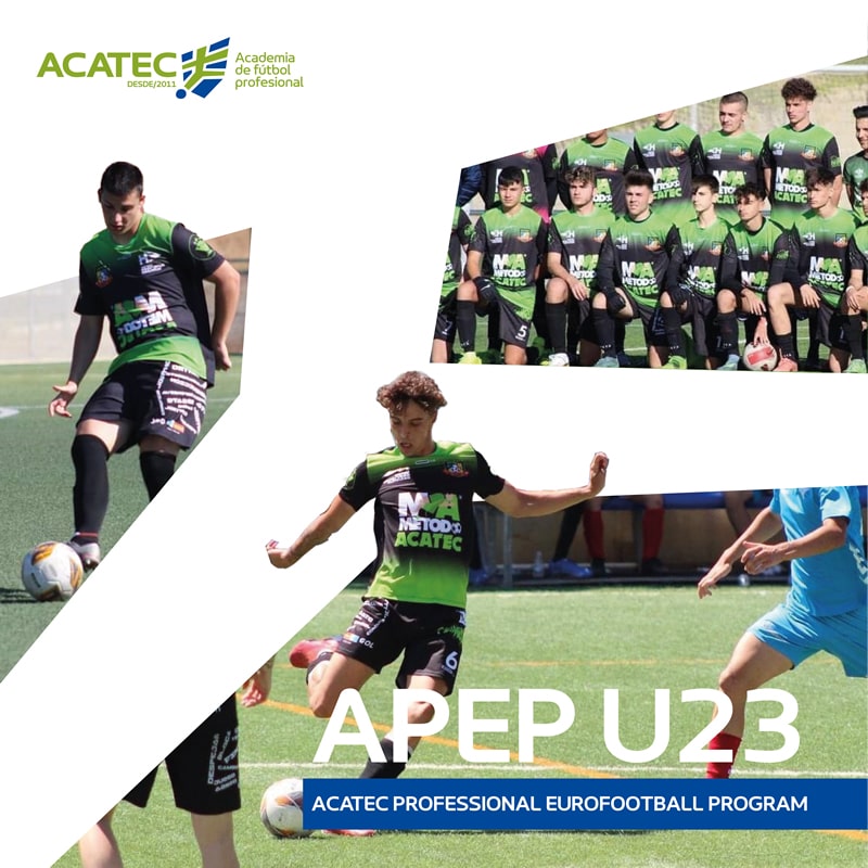 Banner Professional Eurofootball Program (APEP)  17 a 22 años 2023
