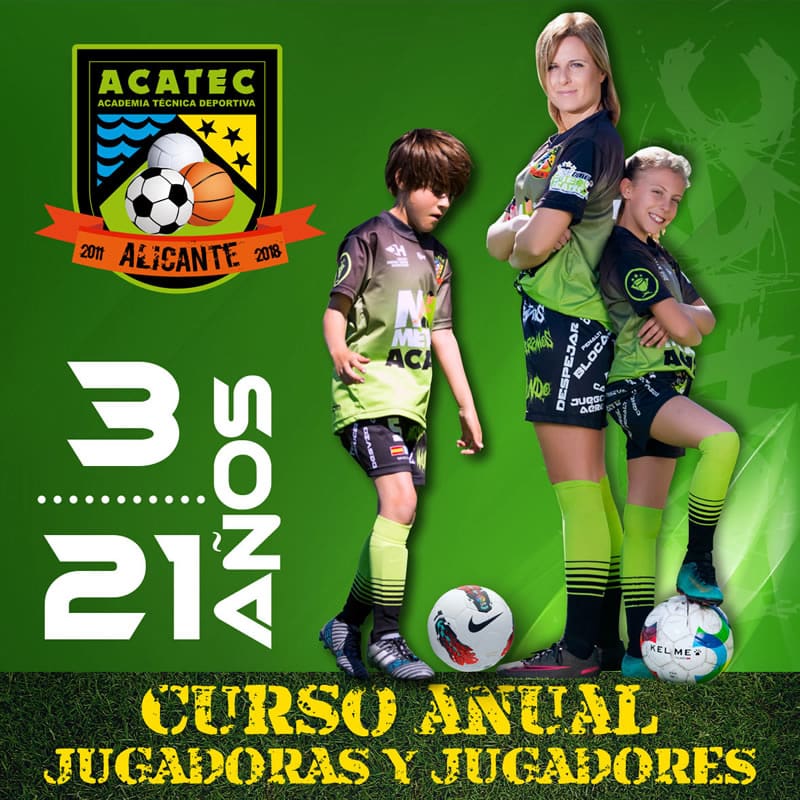 Banner Curso anual de técnica individual para jugadores y porteros 2019-2020 Valencia