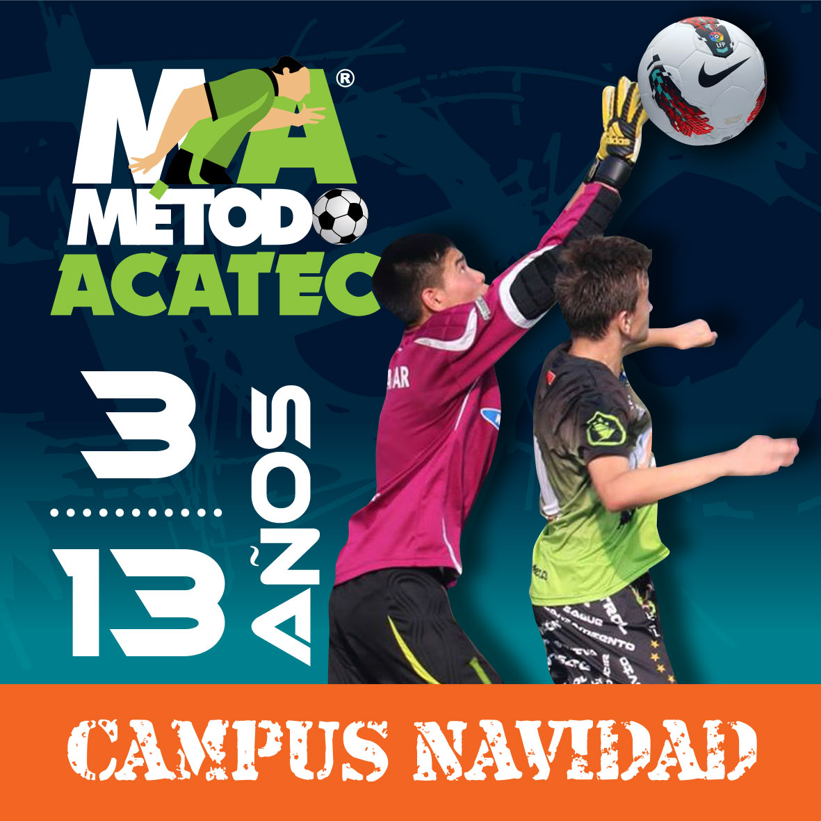 Banner I Campus Navidad en Valencia Manises 4-15 años