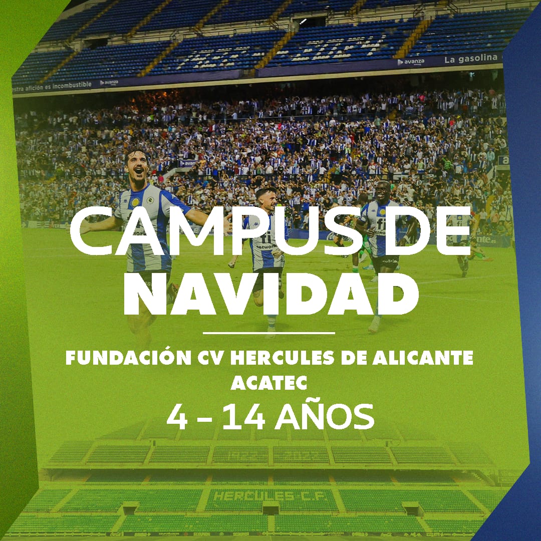 Banner Campus de Navidad ACATEC - Hércules C.F 2024