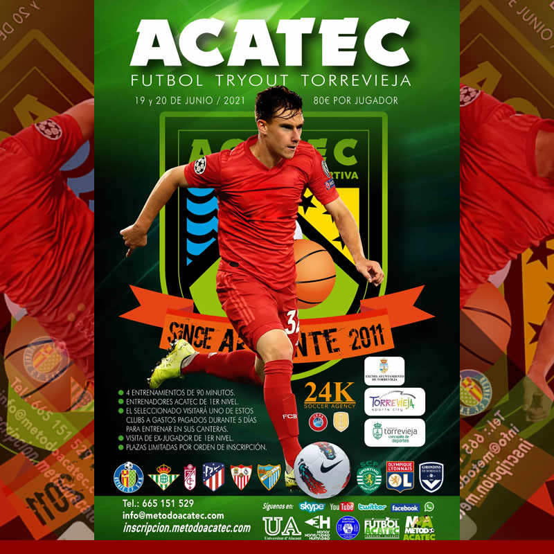 Banner Fútbol Tryout Alicante 2021