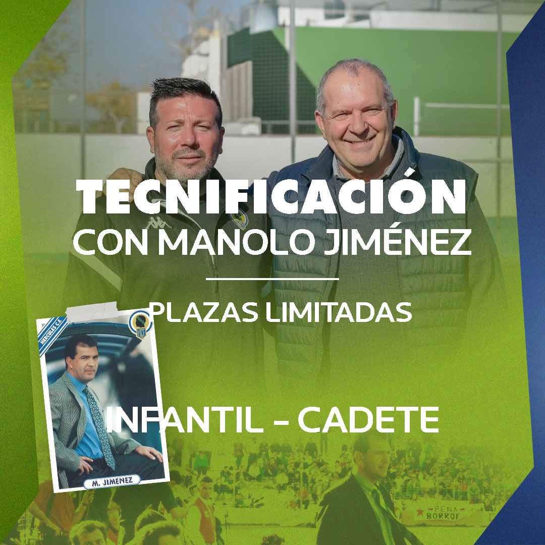 Banner Tecnificación con Manolo Jiménez - Abril 2024