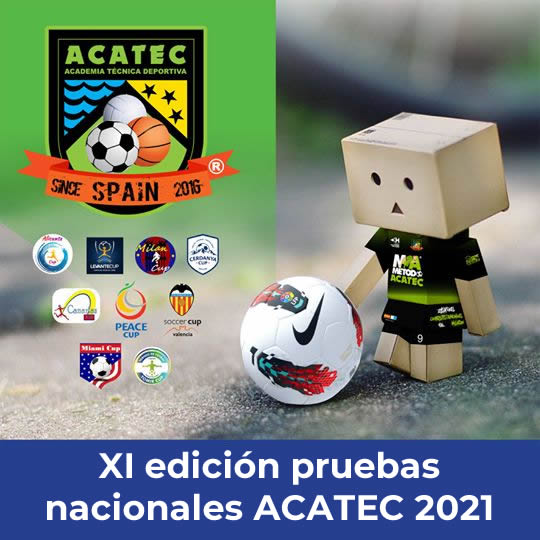 Banner XI edición pruebas nacionales ACATEC 2021