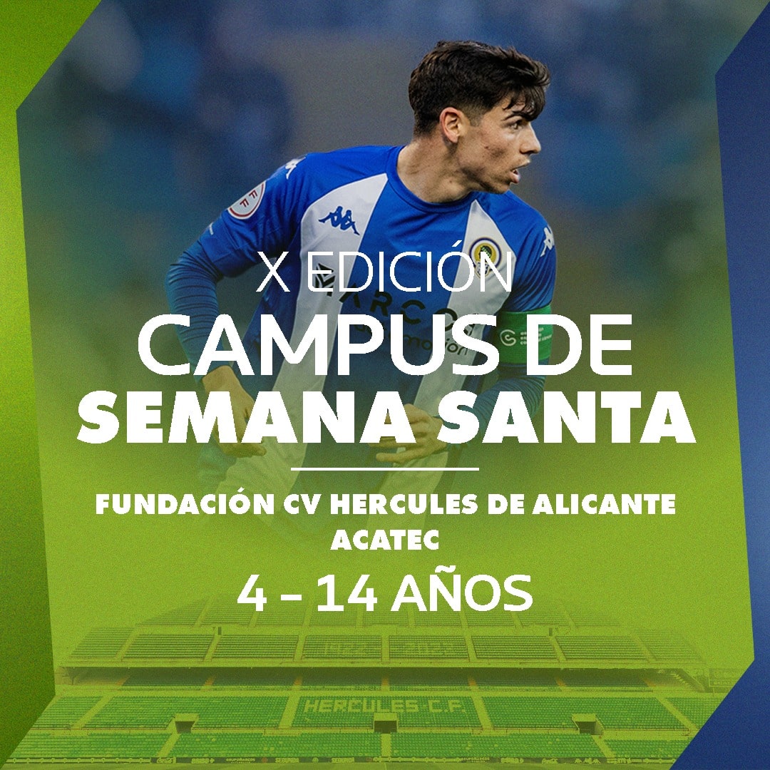 Banner Campus de Semana Santa ACATEC - Hércules C.F 2024