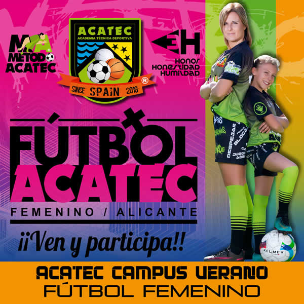 Banner VIII Campus Verano Femenino en Alicante 3-21 años