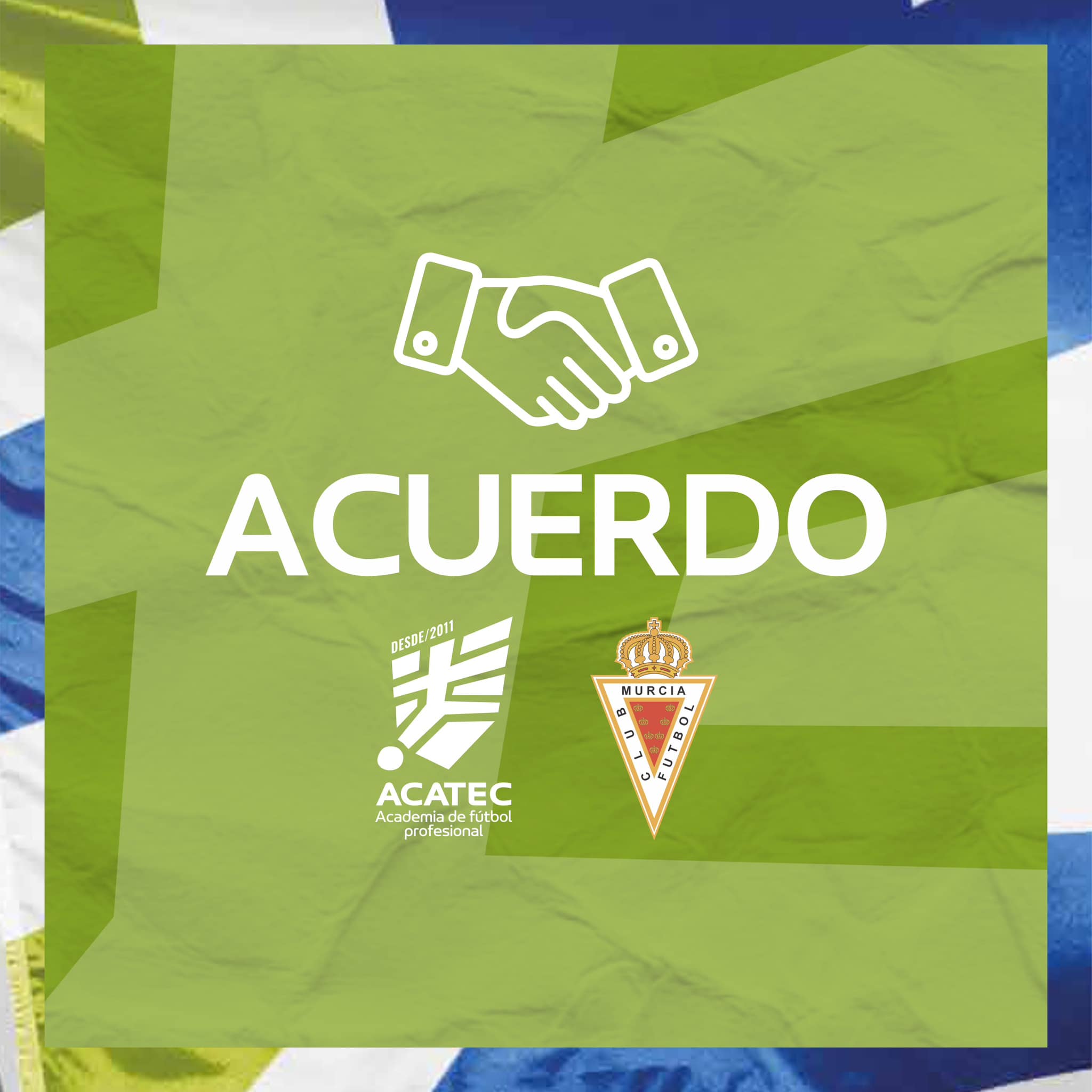 El Real Murcia C.F y ACATEC trabajarán juntos por la Cantera Grana